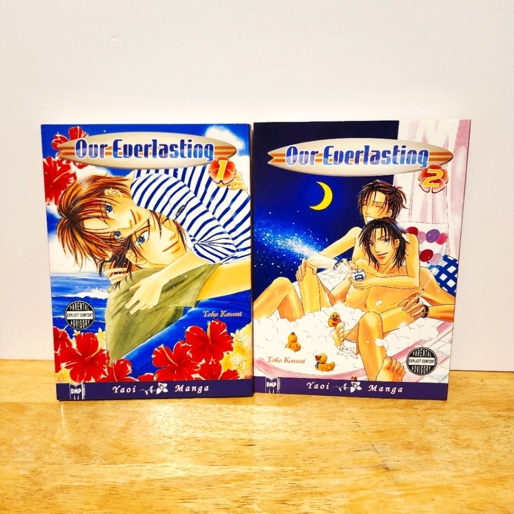Toko Kawai - Our Everlasting Vol 1-2 (Complete) Manga RARE OOP Yaoi / BL